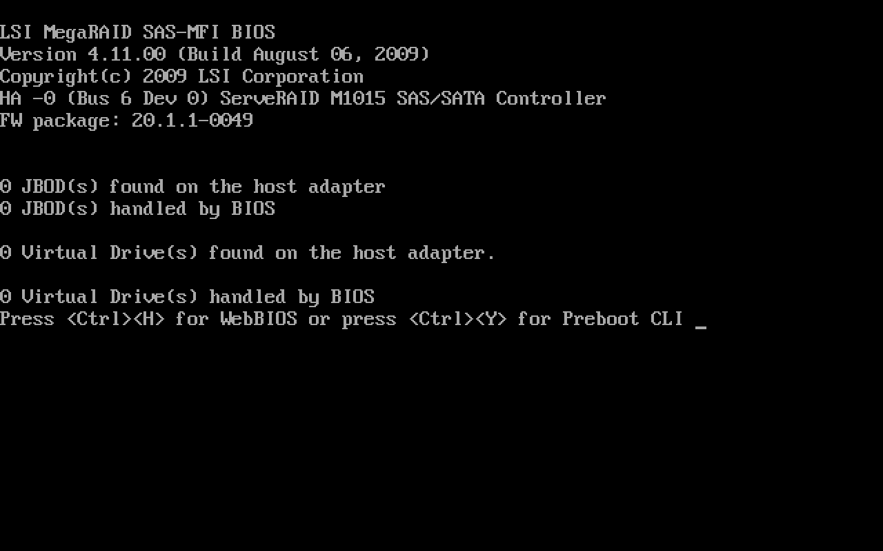 IBM M1015 BIOS